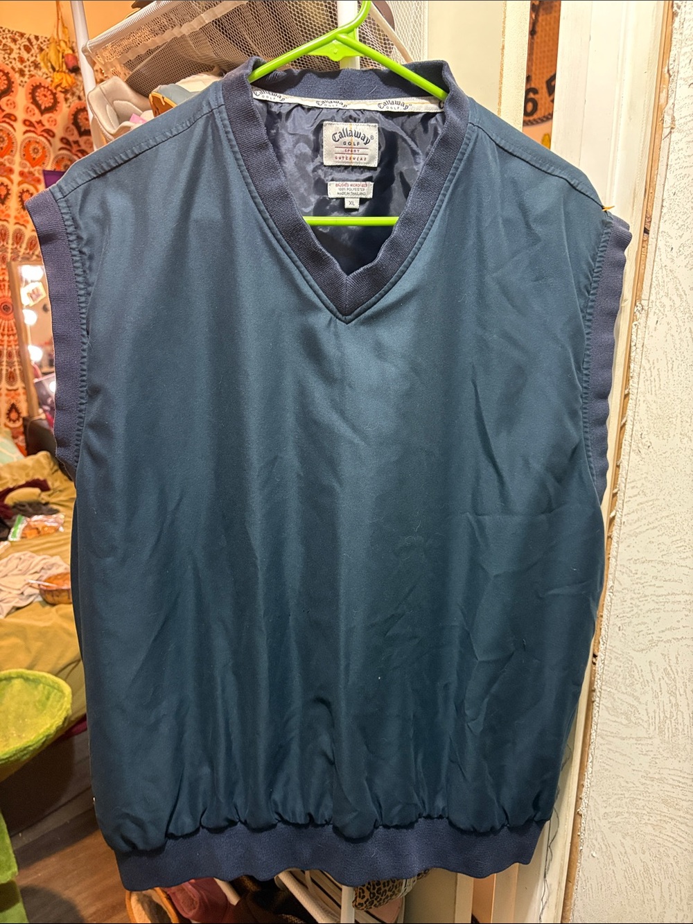 Callaway Men's Dark Navy V-Neck Golf Vest